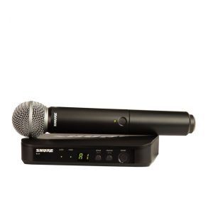 MICROFONO INALAMBRICO SHURE BLX24/SM58