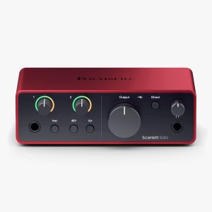 INTERFACE DE AUDIO FOCUSRITE SCARLETT SOLO 4G
